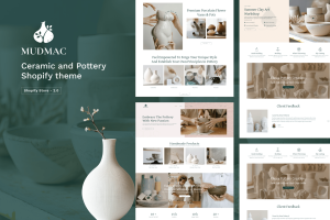 Mudmac – Ceramic And Pottery Shopify Theme