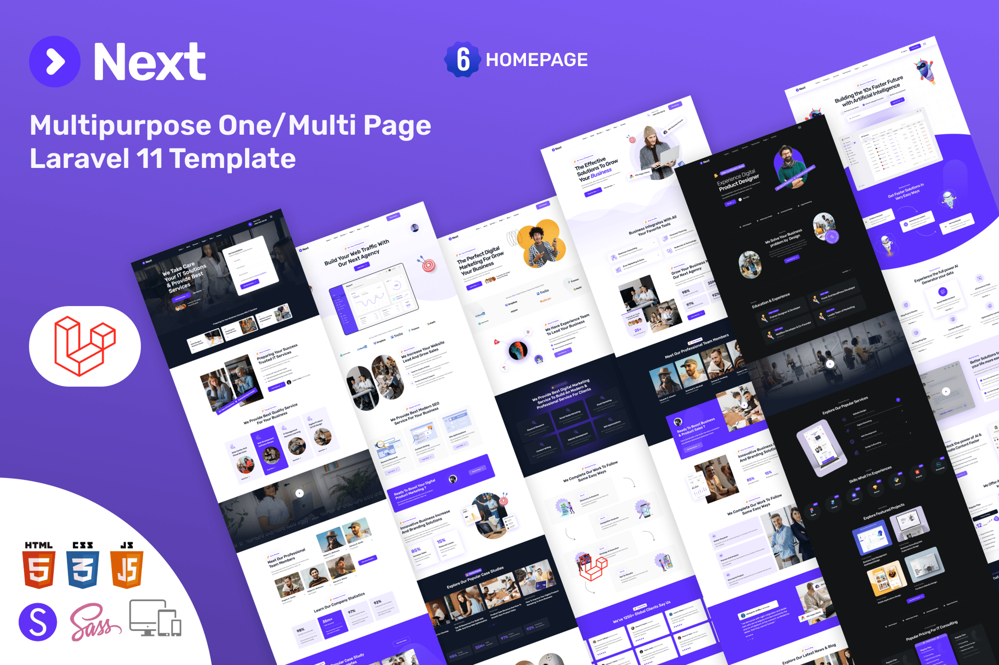 Next - Multi-Purpose Laravel 11 Template