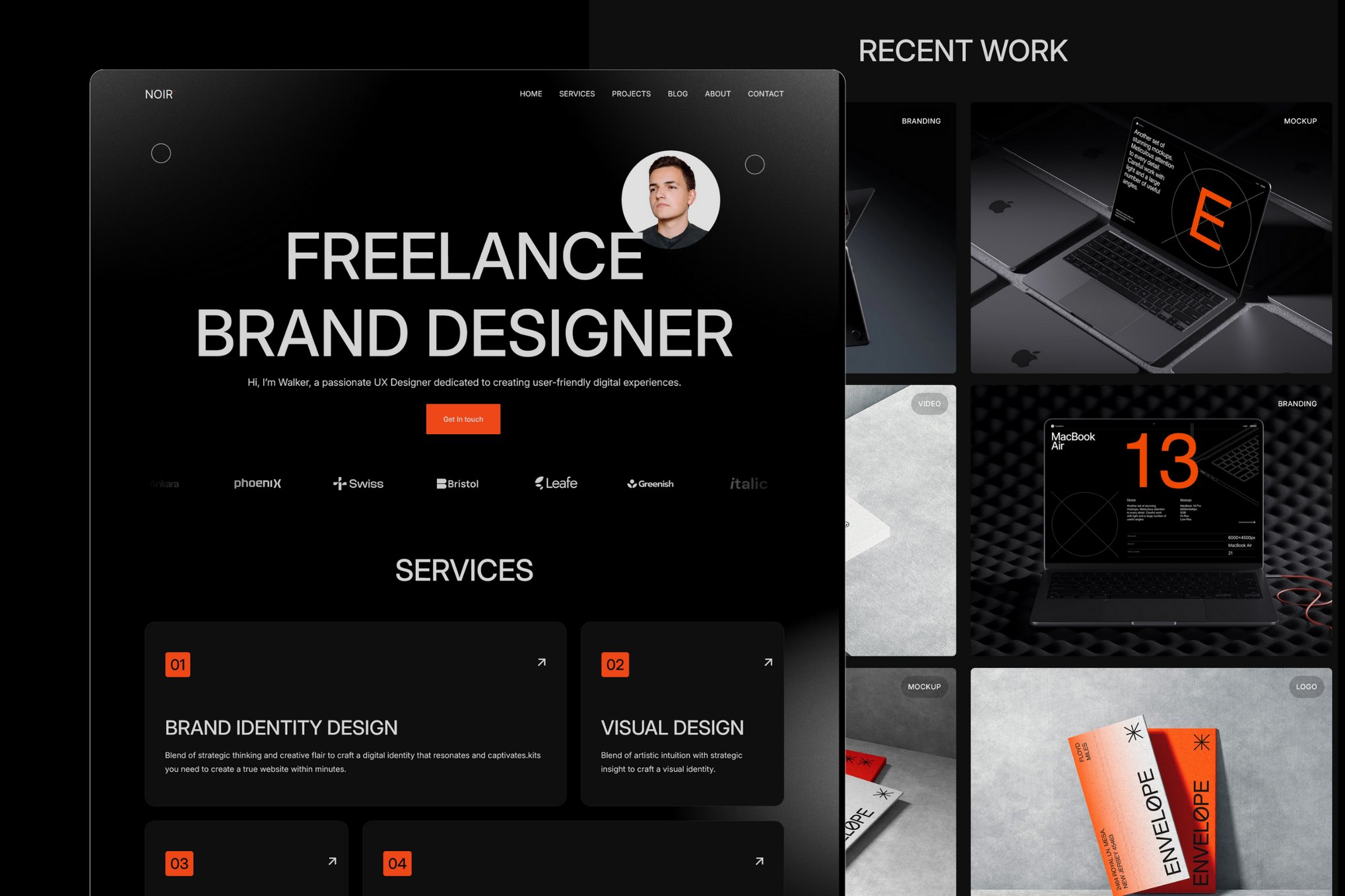 Noir - Creative Portfolio HTML Template