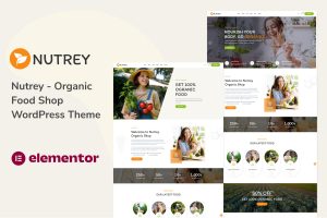 Nutrey – Organic Food Shop WordPress Theme