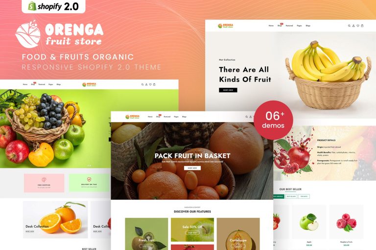 Ogenic – Food & Fruits Organic Shopify 2.0 Theme