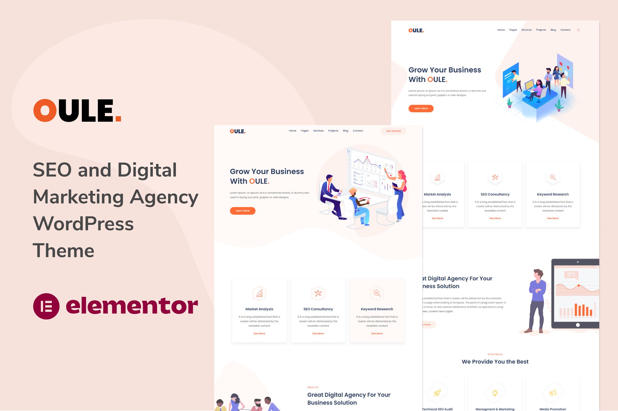 Oule - Digital Marketing Agency Wordpress Theme 2.0.5