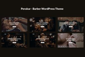 Perukar – Barber WordPress Theme