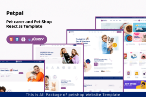 Petpal – Pet Care and Pet Shop Next Js Template
