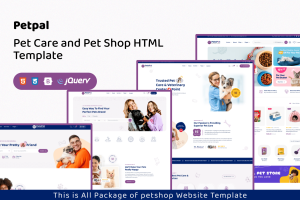 Petpal – Pet Care and Pet Shop Template
