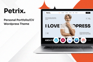 Petrix – Personal Portfolio WordPress Theme