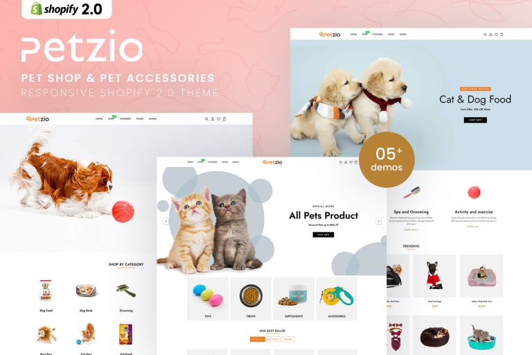 Petaio – Pet Shop & Pet Accessories Shopify Theme