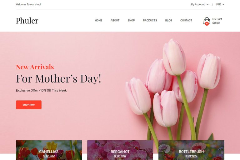 Phuler – Flower Shop Shopify Theme
