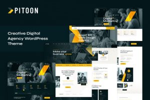 Pitoon – Creative Digital Agency WordPress Theme