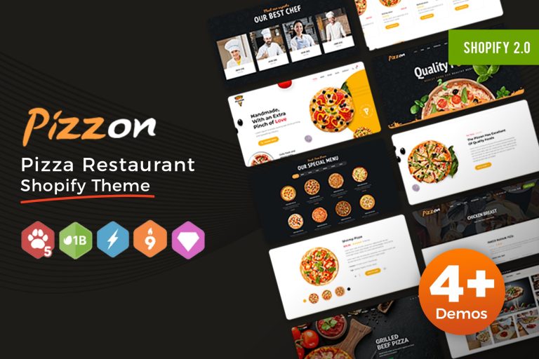 Pizzon – Pizza Restaurant, Fast Food Shopify Theme