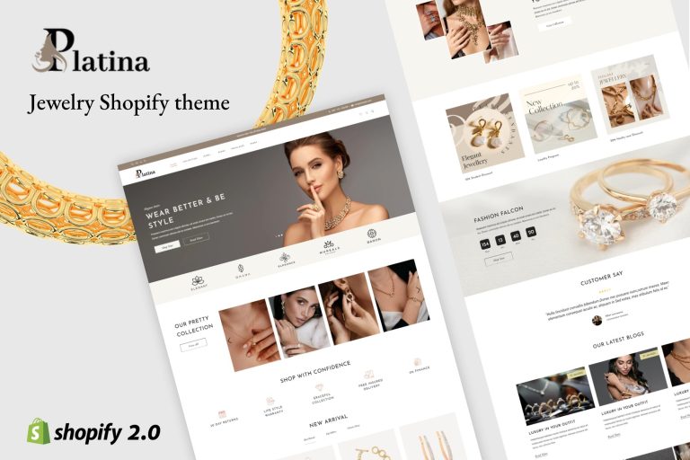 Platina – Modern Jewelry Store Theme
