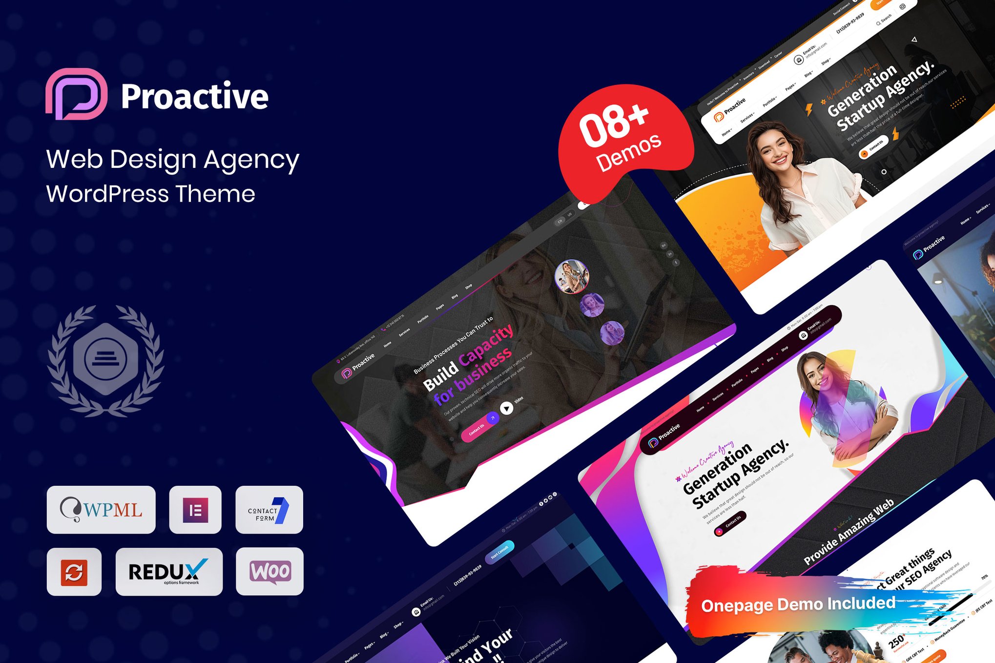 Proactive - Web Design Agency Wordpress Theme 1.0.0