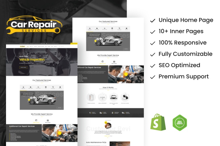 Procar – Car Repair Service Shopify Theme