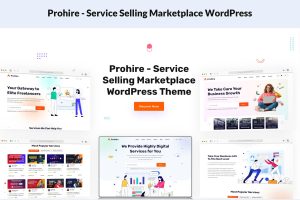 Prohire – Service Selling Marketplace WordPress