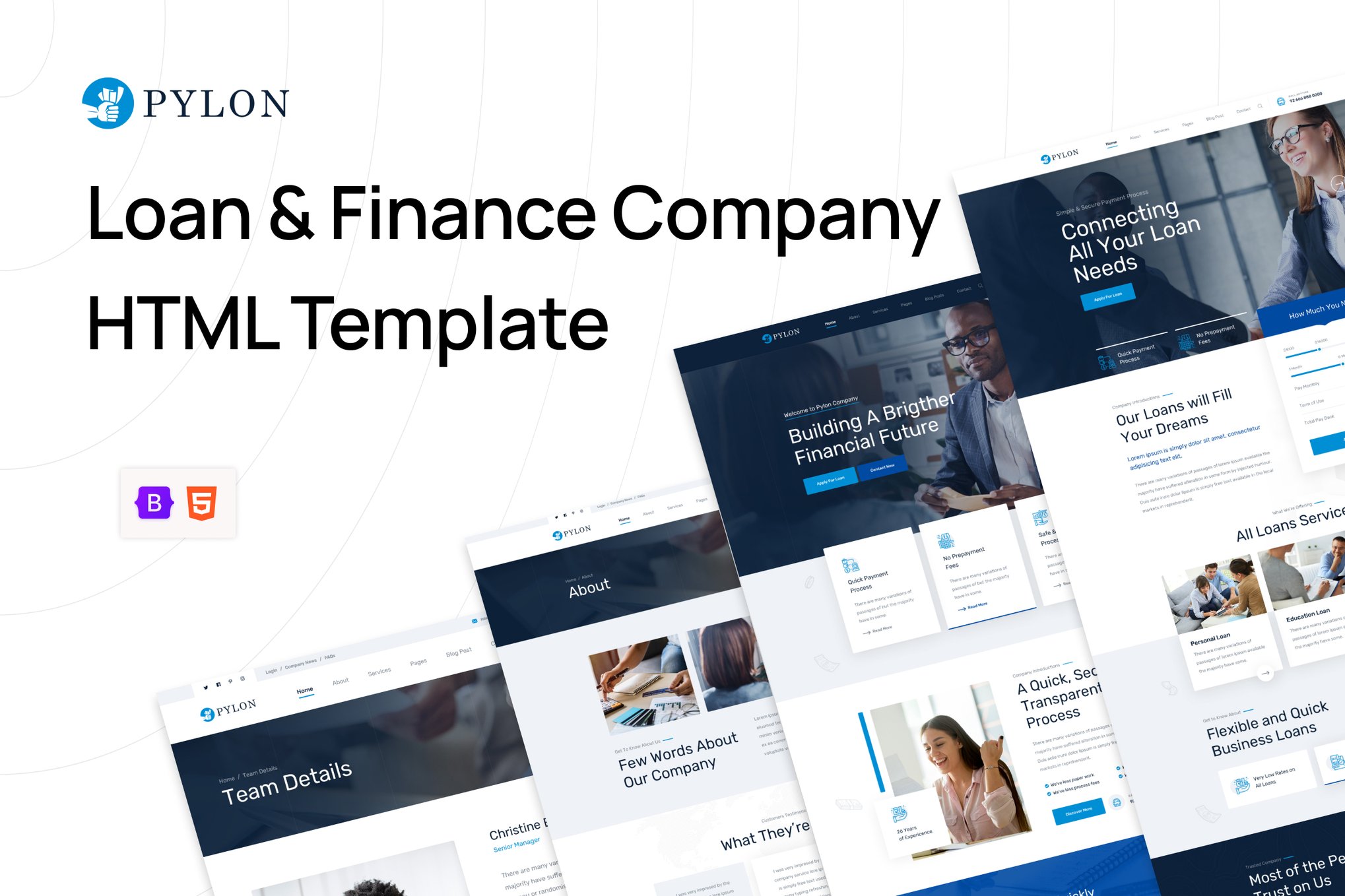 Pylon - Loan & Finance Company HTML Template