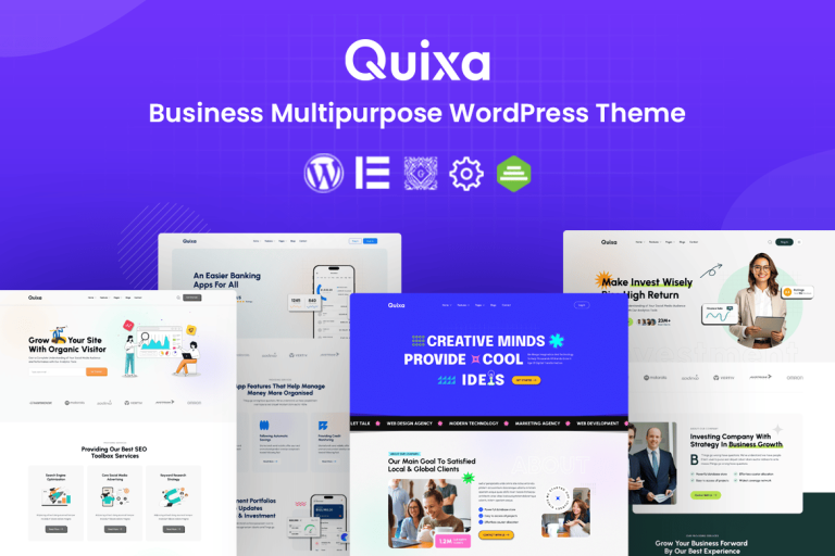 Quixa – Creative Business Wordpress Theme