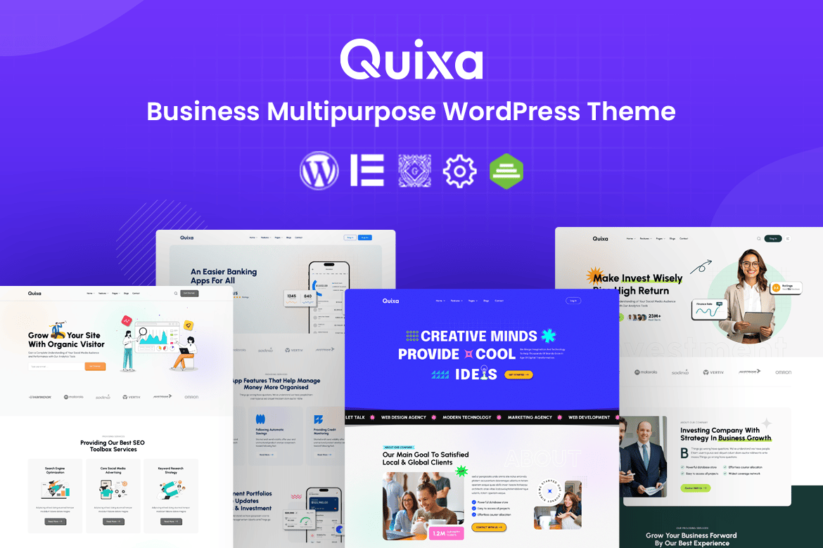 Quixa - Creative Business Wordpress Theme 1.0.0