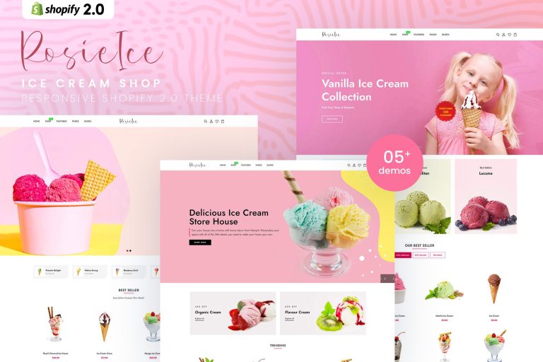 Iceam – Ice Cream Shop Shopify 2.0 Theme