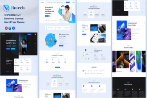 Rotech – Technology & IT Solutions WordPress Theme