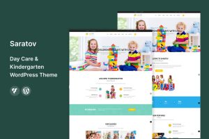 Saratov – Day Care & Kindergarten School WordPress