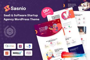 Sasnio – SaaS & Software Startup Agency WordPress