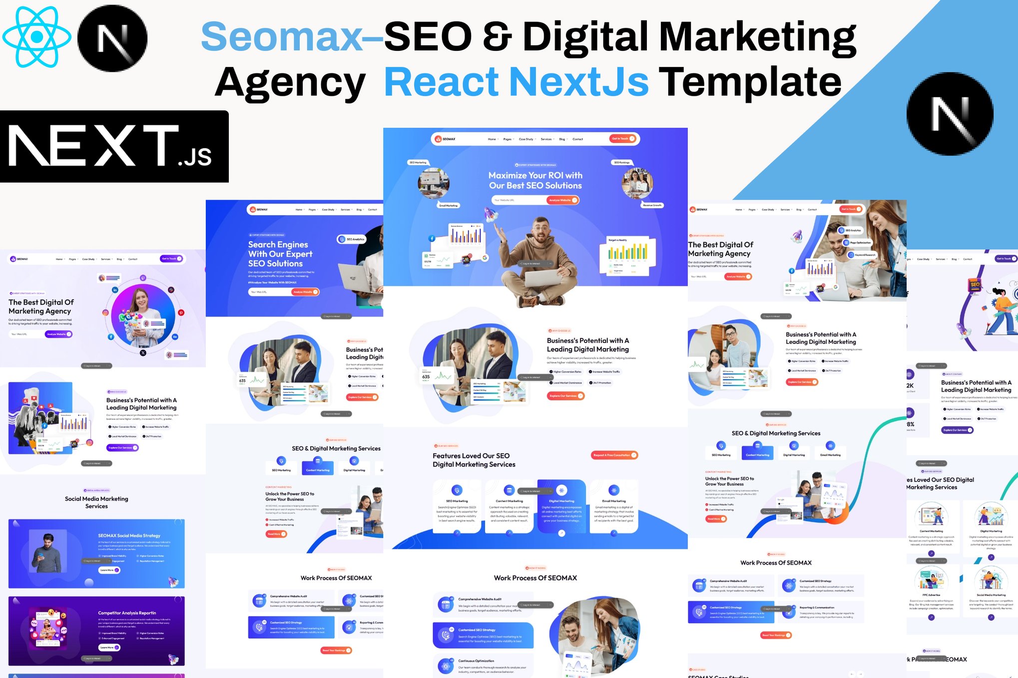 Seomax - Seo & Marketing Agency Nextjs Template