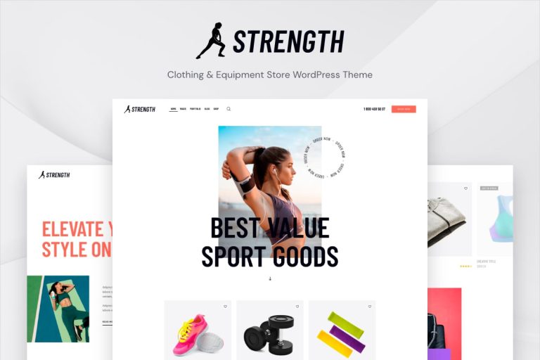 Strength Wordpress Theme