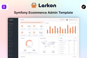 Symfony 7 Ecommerce Management Admin – Larkon