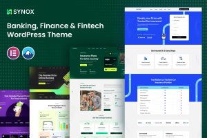 Synox – Finance & Banking WordPress Theme
