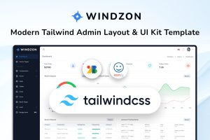 Tailwind Admin Layout & UI Kit Template – Windzon