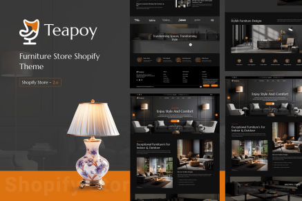 Teapoy - Furniture Store Shopify Theme
