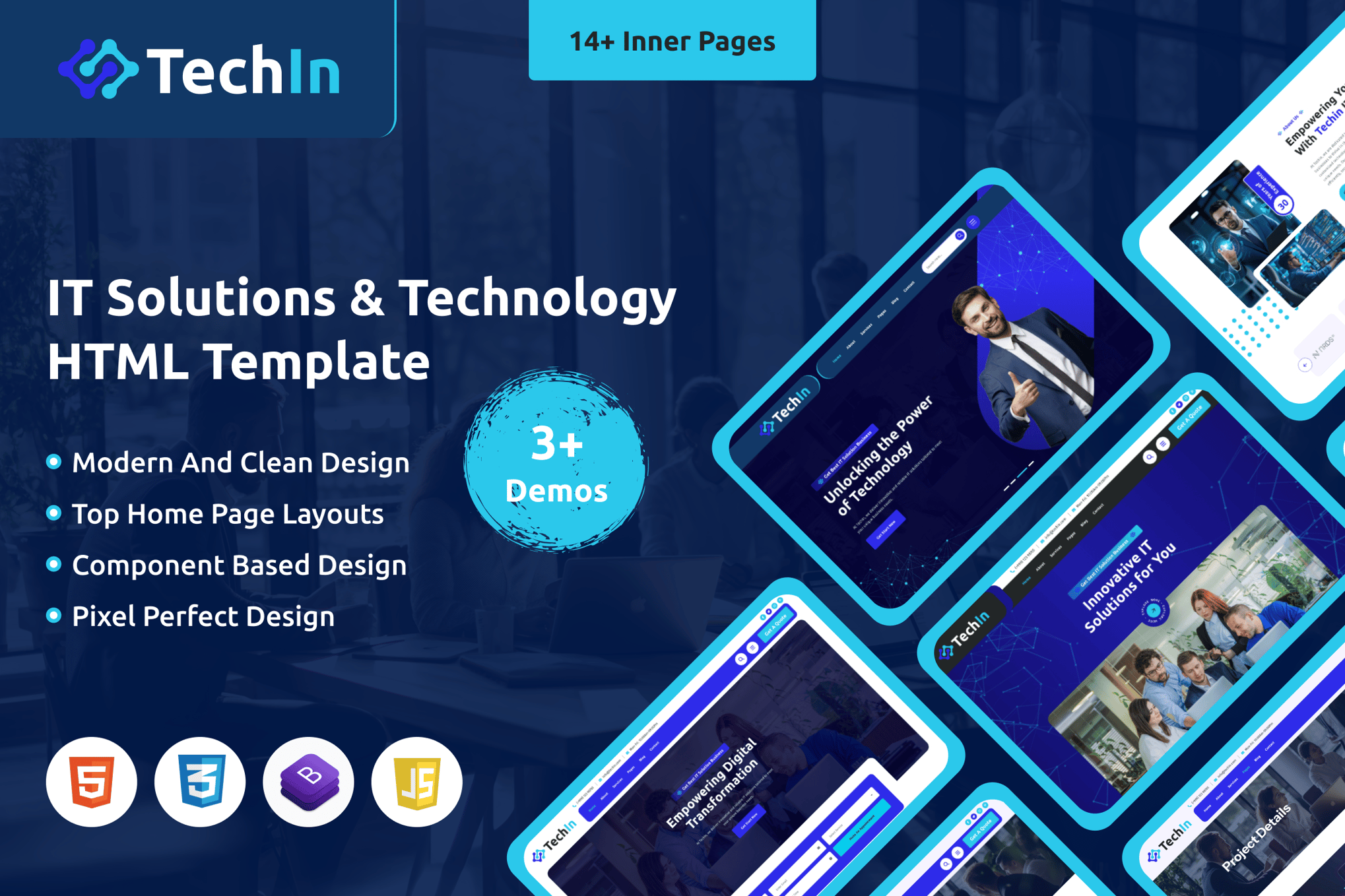 Techin - It Services And Technology HTML Template