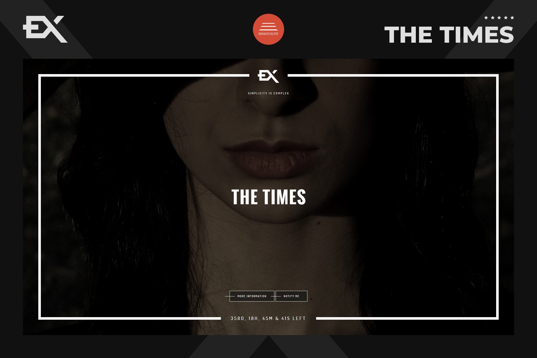 The Times - Responsive Coming Soon Page