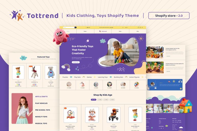 Tottrend – Kids Toys & Cloth Shopify Theme