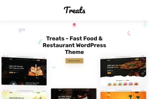 Treats – Fast Food & Restaurant WordPress Theme