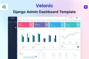 Velonic – Django Admin Dashboard Template