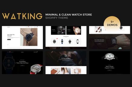 Watking - Minimal & Clean Watch Shopify Theme