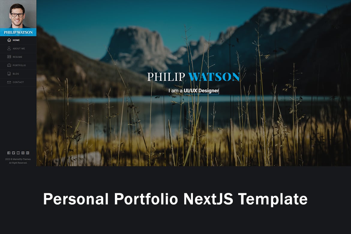 Watson - Personal Portfolio React Nextjs Template