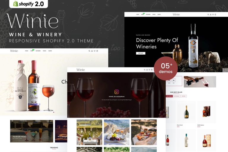 Winne – Wine & Winery Responsive Shopify 2.0 Theme