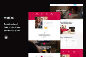 Woteen – Broadband and Telecom HTML Template