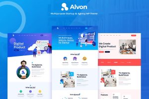 Alvon – Multipurpose Startup & Agency Theme