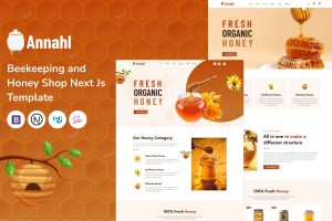 Annahl – Beekeeping Honey Shop Next Js Template
