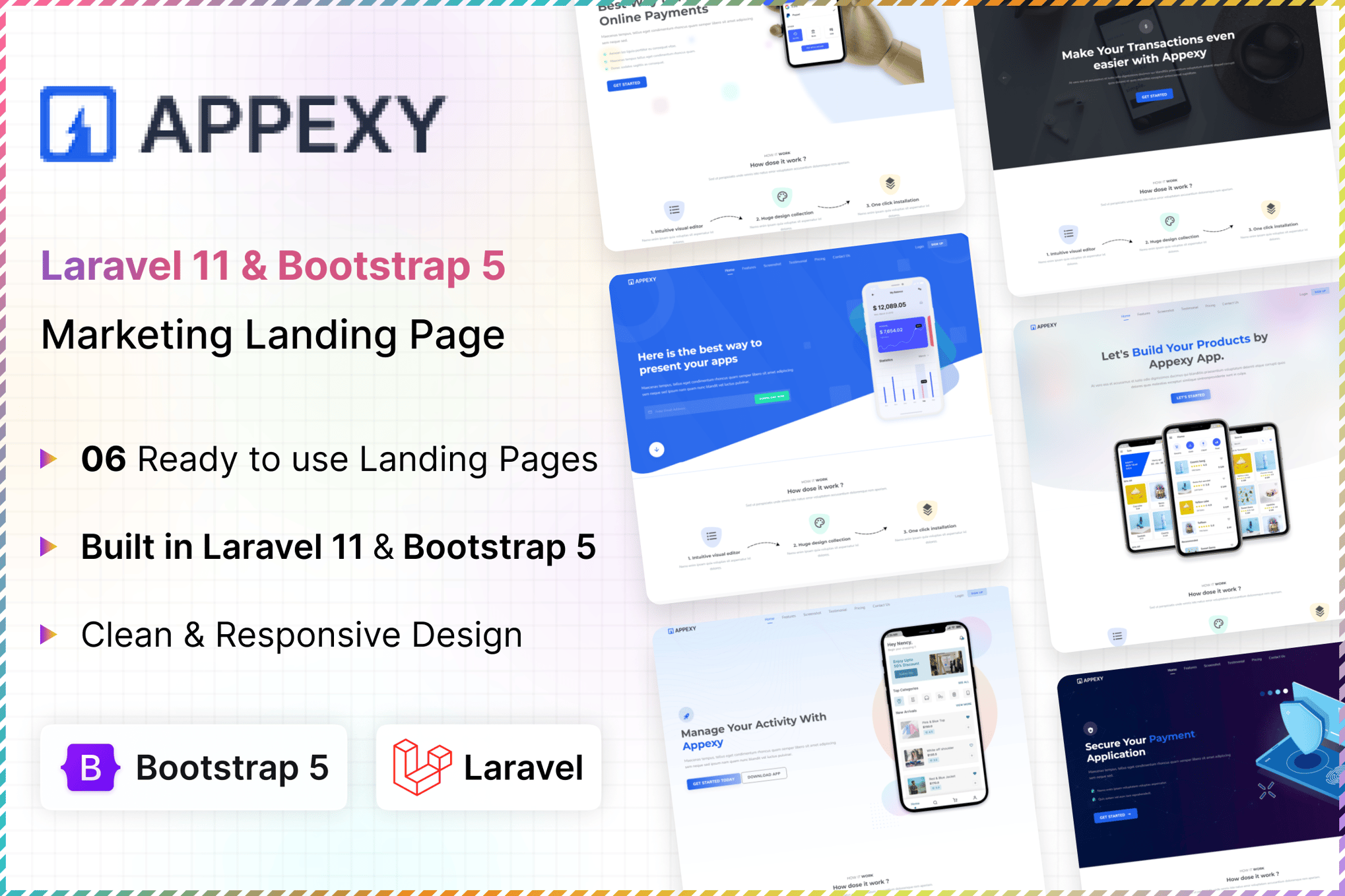 Appexy - Laravel 11 Landing Page Template