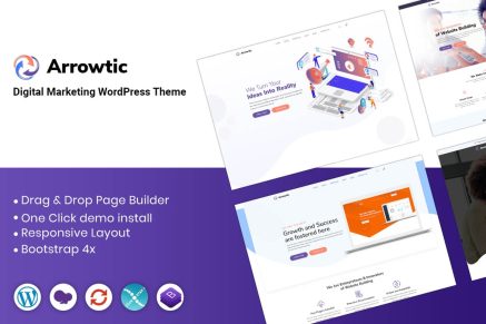 Arrowtic- Digital Marketing Agency WordPress Theme