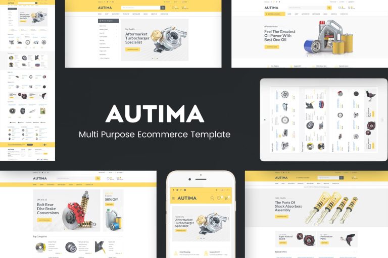 Autima – Car Accessories Theme for WordPress