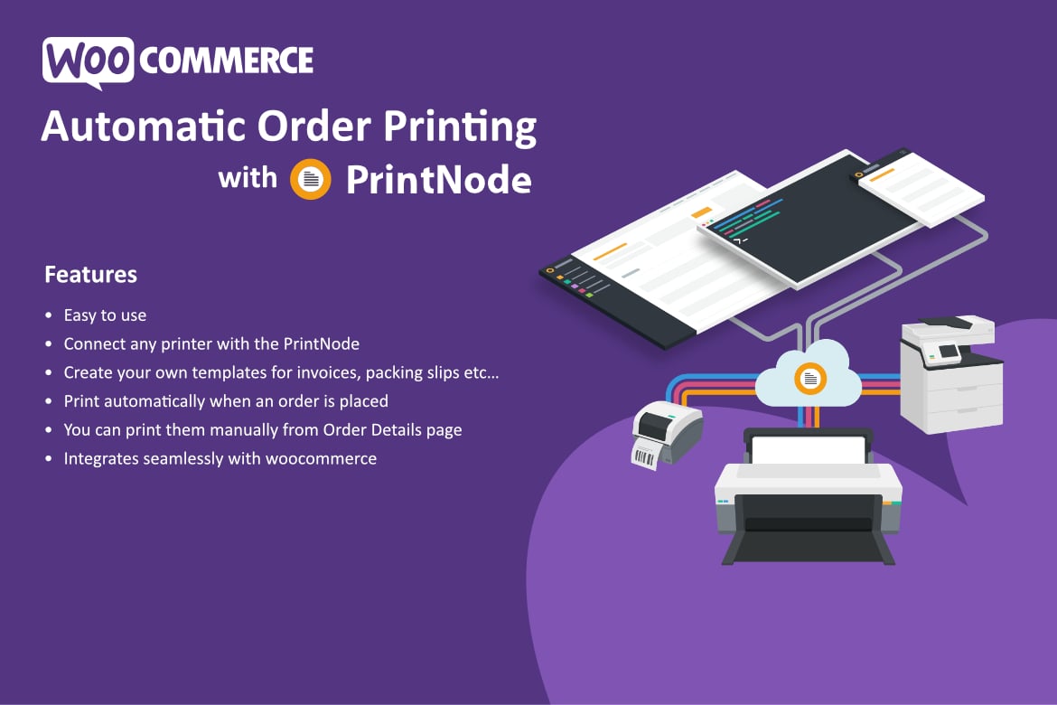 Automatic Order Printing for WooCommerce- Print