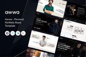 Awwa – Personal Portfolio React Template