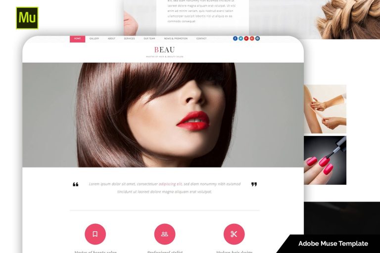 Beau – Beauty Salon Template