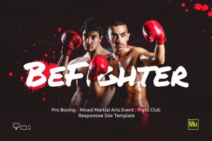 BeFighter – Boxing / MMA Sport Event Site Template