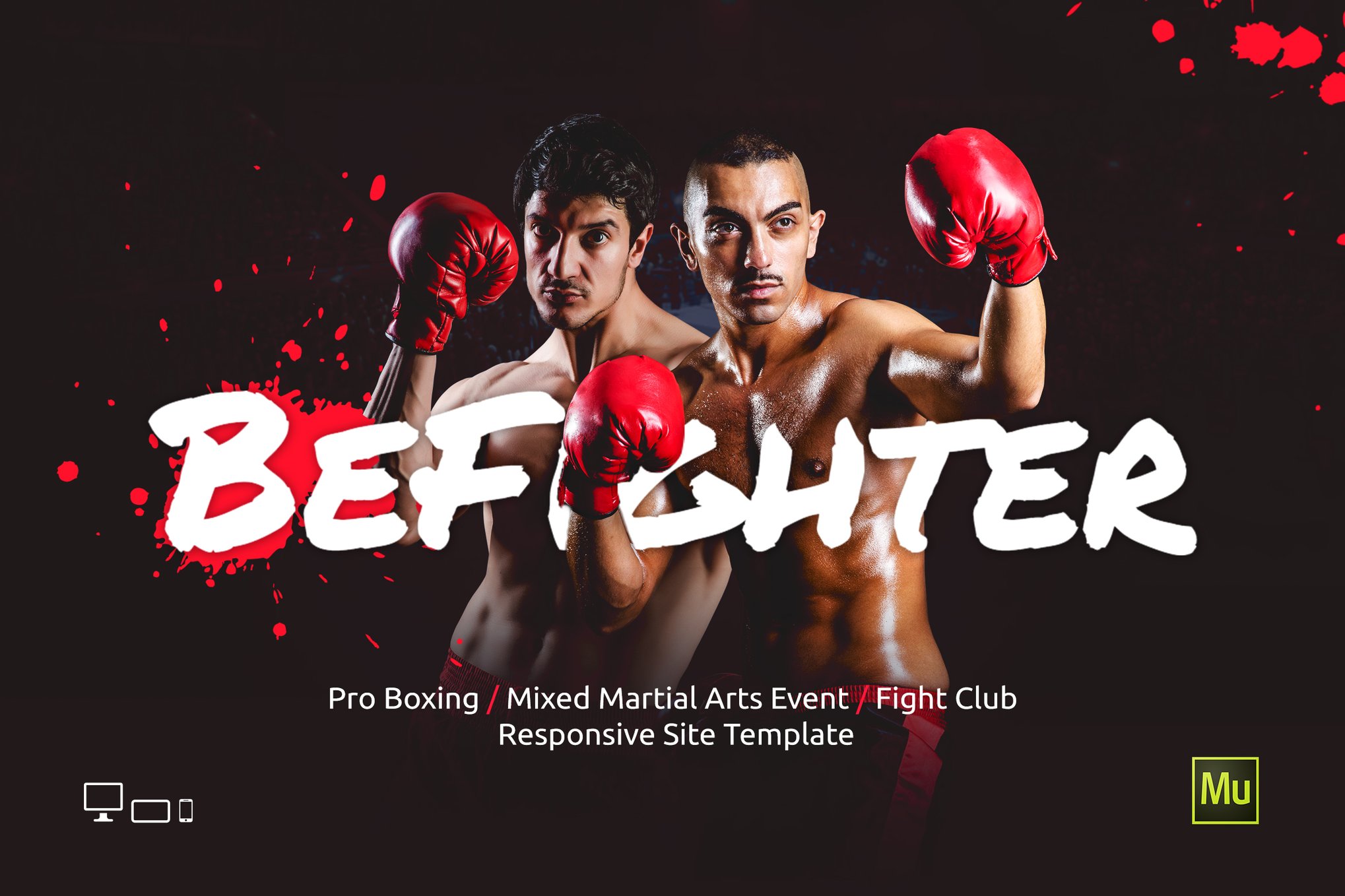 BeFighter Boxing / MMA Sport Event Site Template